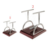 Maxbell Maxbell 9x7x8.5cm Newton Cradle Executive Balance Ball Pendulum Toys T Shape-S