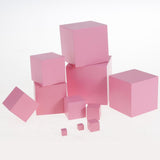 Maxbell Kids Toddlers Early Learning Montessori Toy - Building Pink Tower with Stand - Aladdin Shoppers