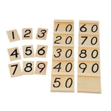 Maxbell Maxbell Insert Wood Board Counting Number Pieces Maths Preschool Children Educational Toy