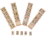 Maxbell Maxbell Insert Wood Board Counting Number Pieces Maths Preschool Children Educational Toy