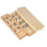 Maxbell Maxbell Insert Wood Board Counting Number Pieces Maths Preschool Children Educational Toy