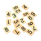 Maxbell Maxbell Insert Wood Board Counting Number Pieces Maths Preschool Children Educational Toy