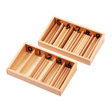 Maxbell Wooden Number Box Sticks Maths Counting Tool Preschool Kids Educational Toy