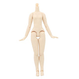 Maxbell Natural Skin Nude Body and Cute School Uniform Clothes for 1/6 Blythe Doll