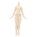 Maxbell Natural Skin Nude Body and Cute School Uniform Clothes for 1/6 Blythe Doll