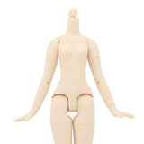 Maxbell Natural Skin Nude Body and Cute School Uniform Clothes for 1/6 Blythe Doll