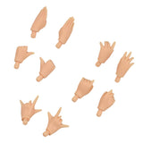 19-Joints Nude Body Parts & 5 Pairs Joints Movable Hand Set for Blythe Dolls