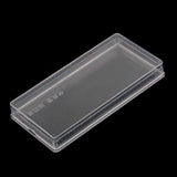 Plastic Clear Paper Money Container Holder, Home Collection Coin Box