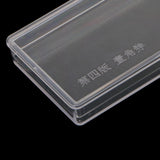 Plastic Clear Paper Money Container Holder, Home Collection Coin Box