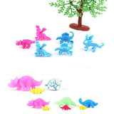 Maxbell Maxbell 12 Pcs White Dinosaur Eggs Hatching Toy Growing Dino Pet Jurassic World