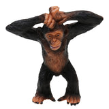 Maxbell Realistic Gorilla with baby + Little Gorilla Wildlife Animal Model Kids Toy