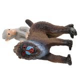 Maxbell Maxbell Realistic Mandrill Female With Baby Monkey Animal Model Figurine Kids Toy