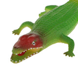 Maxbell Maxbell Simulation Animal Model - Rubber Crocodile Model Figures Kids Gift Joke Props Green