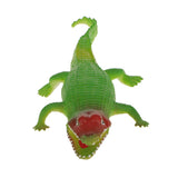 Maxbell Maxbell Simulation Animal Model - Rubber Crocodile Model Figures Kids Gift Joke Props Green