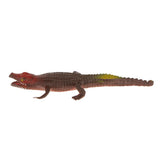 Maxbell Maxbell Simulation Animal Model - Rubber Crocodile Model Figures Kids Gift Joke Props Brown