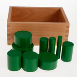 Maxbell Maxbell Beechwood Montessori 4 Sets Knobless Cylinders Kids Childrens Educational Toy