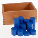 Maxbell Maxbell Beechwood Montessori 4 Sets Knobless Cylinders Kids Childrens Educational Toy