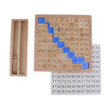 Maxbell Maxbell Beechwood Montessori Material - 1:100 Consecutive Numbers
