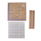 Maxbell Maxbell Beechwood Montessori Material - 1:100 Consecutive Numbers