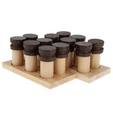 Maxbell Maxbell Wooden Montessori Sensorial Material Scent Holder Box Smelling Bottle Cylinder