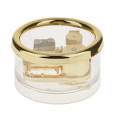 Maxbell Acrylic&Zinc Alloy Clockworkc Wind-up Music Box Kids Toy Gift Melody Edelweiss