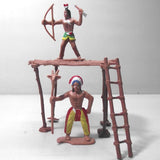 Maxbell 1 Set People Figures Wild West Indian Model Cowboy Kids Scene Props