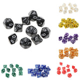 Pack of 10pcs Pearl Blue D10 Ten Sided Game Dice D&D TRPG Games Party Supplies Toys