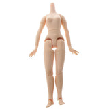 19-Joints Nude Body Parts & 5 Pairs Joints Movable Hand Set for Blythe Dolls