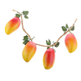 4pcs/String Artificial Mango Toy Photography Prop Home Restaurant Decoration