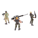 6 Police Male Soldiers with Weapons Model Kids Play Action Figure Toys Gift