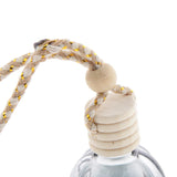 Car Fragrance Clear Empty Refillable Perfume Air Freshener Hanging Bottle#B