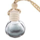 Car Fragrance Clear Empty Refillable Perfume Air Freshener Hanging Bottle#B