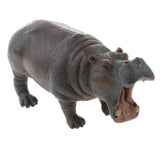 Maxbell Maxbell Realistic Hippopotamus Wild Animal Figurine Model Action Figure Kid Toy Gift