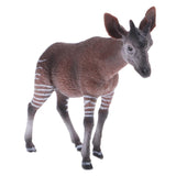 Maxbell Maxbell 2 Pieces Simulation Wildlife Animal Okapi Little Gibbon Model Kids Toy