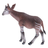 Maxbell Maxbell 2 Pieces Simulation Wildlife Animal Okapi Little Gibbon Model Kids Toy