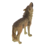 Maxbell Maxbell Realistic Howling Wolf Wild Animal Figurine Model Action Figure Kid Toy Gift