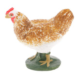 Maxbell Maxbell Realistic Hen Chicken Farm Yard Animal Figurine Model Action Figure Kids Toy