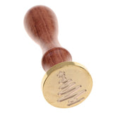 Maxbell Vintage Sealing Wax Seal Stamp Christmas Tree Santa Claus for Invitation DIY
