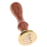 Maxbell Vintage Sealing Wax Seal Stamp Christmas Tree Santa Claus for Invitation DIY