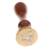 Maxbell Vintage Sealing Wax Seal Stamp Christmas Tree Deer Snowflake for Invitation