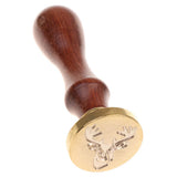 Maxbell Vintage Sealing Wax Seal Stamp Christmas Tree Deer Snowflake for Invitation