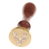 Maxbell Vintage Sealing Wax Seal Stamp Christmas Tree Deer Snowflake for Invitation