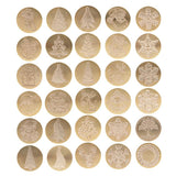 Maxbell Retro Sealing Wax Seal Stamp Christmas Snowflake Bells for Invitation Cards