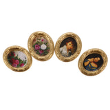 1/12 Dollhouse Miniature Wine Juice Bottles & Mural Wall Painting Decoration
