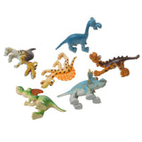 Maxbell Maxbell 6 Pieces Cartoon Reptiles Animal Plastic Jurassic Dinosaur Model Figure Toy