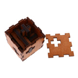 Maxbell Maxbell Wooden Intelligence Toy Kong Ming Lock Swiss Cube Puzzle 3D Brain Teaser Puzzle for Kids Children