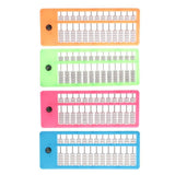 Maxbell Maxbell 13 Rods Plastic= Traditional Chinese Beads Abacus Soroban Calculating Tool Children Educational Math Learning Aid Orange Frame