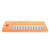 Maxbell Maxbell 13 Rods Plastic= Traditional Chinese Beads Abacus Soroban Calculating Tool Children Educational Math Learning Aid Orange Frame