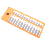 Maxbell Maxbell 13 Rods Plastic= Traditional Chinese Beads Abacus Soroban Calculating Tool Children Educational Math Learning Aid Orange Frame