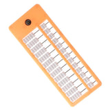 Maxbell Maxbell 13 Rods Plastic= Traditional Chinese Beads Abacus Soroban Calculating Tool Children Educational Math Learning Aid Orange Frame